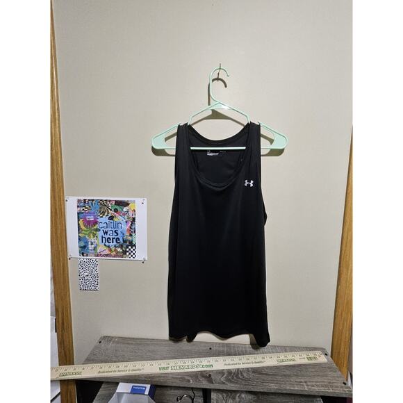 Under Armour Black Tank Top - Size Large - Picture 2 of 9